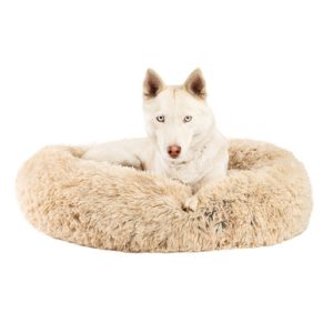 The Basic Calming Donut Shag Mattress for Cats and Canine